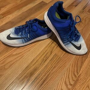 Nike Gradient Blue and White Sneakers